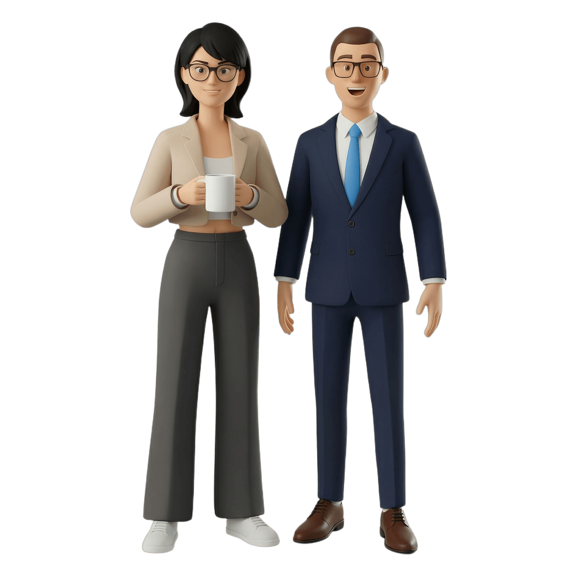 3D Charaktere - Mann und Frau